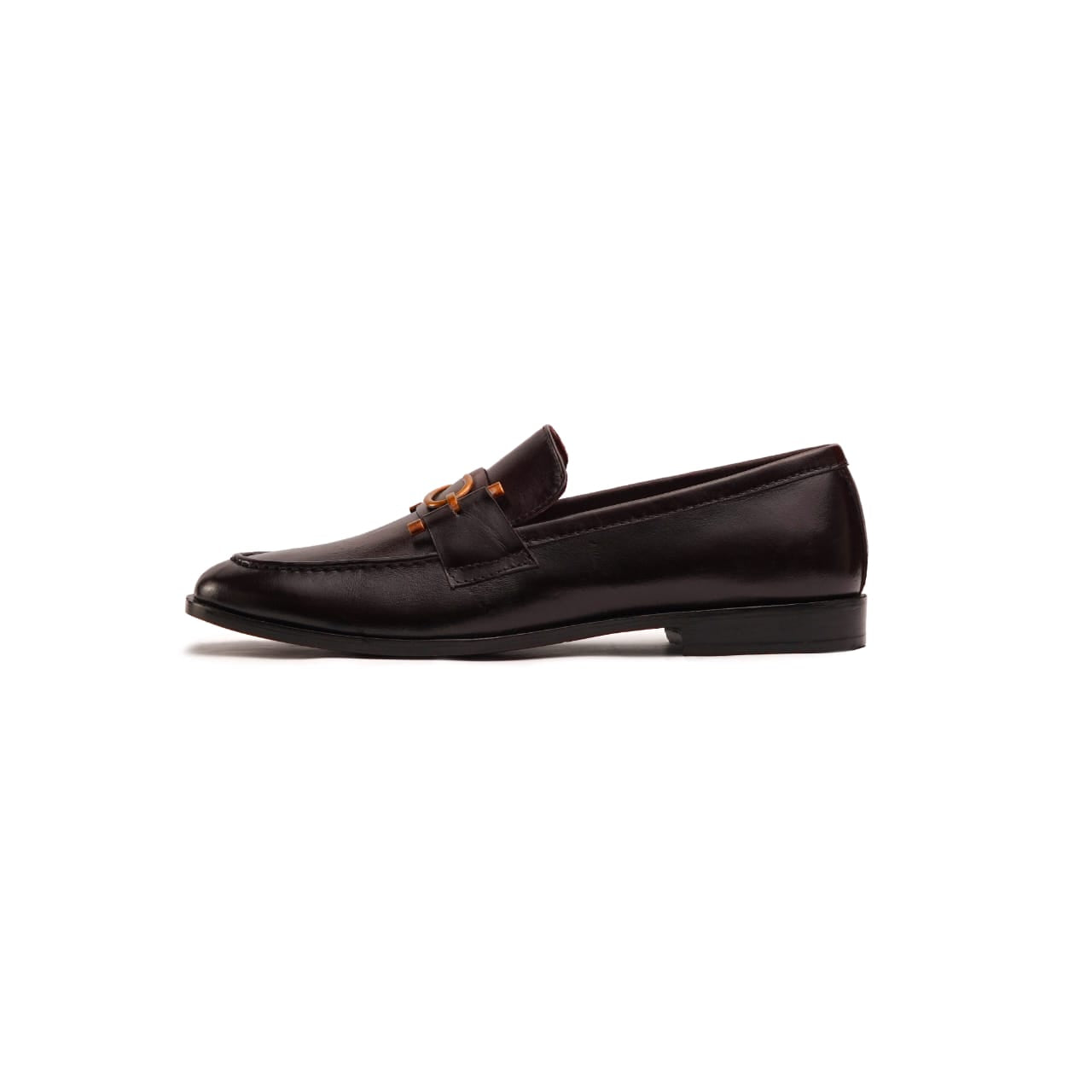 Elegant Dark Brown Horsebit Loafers – Premium Formal Slip-Ons for Men