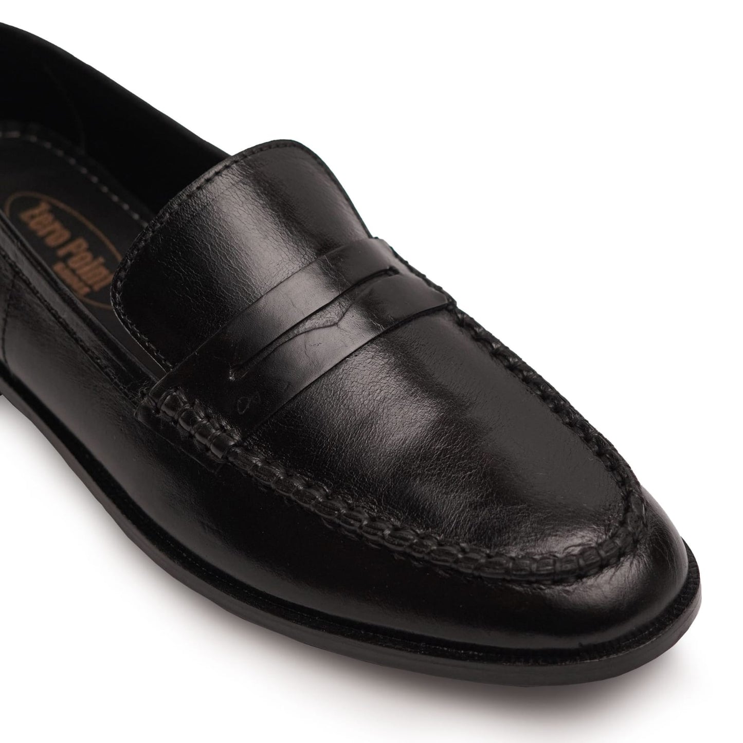 Men’s Black Plain Strap Dress Shoes