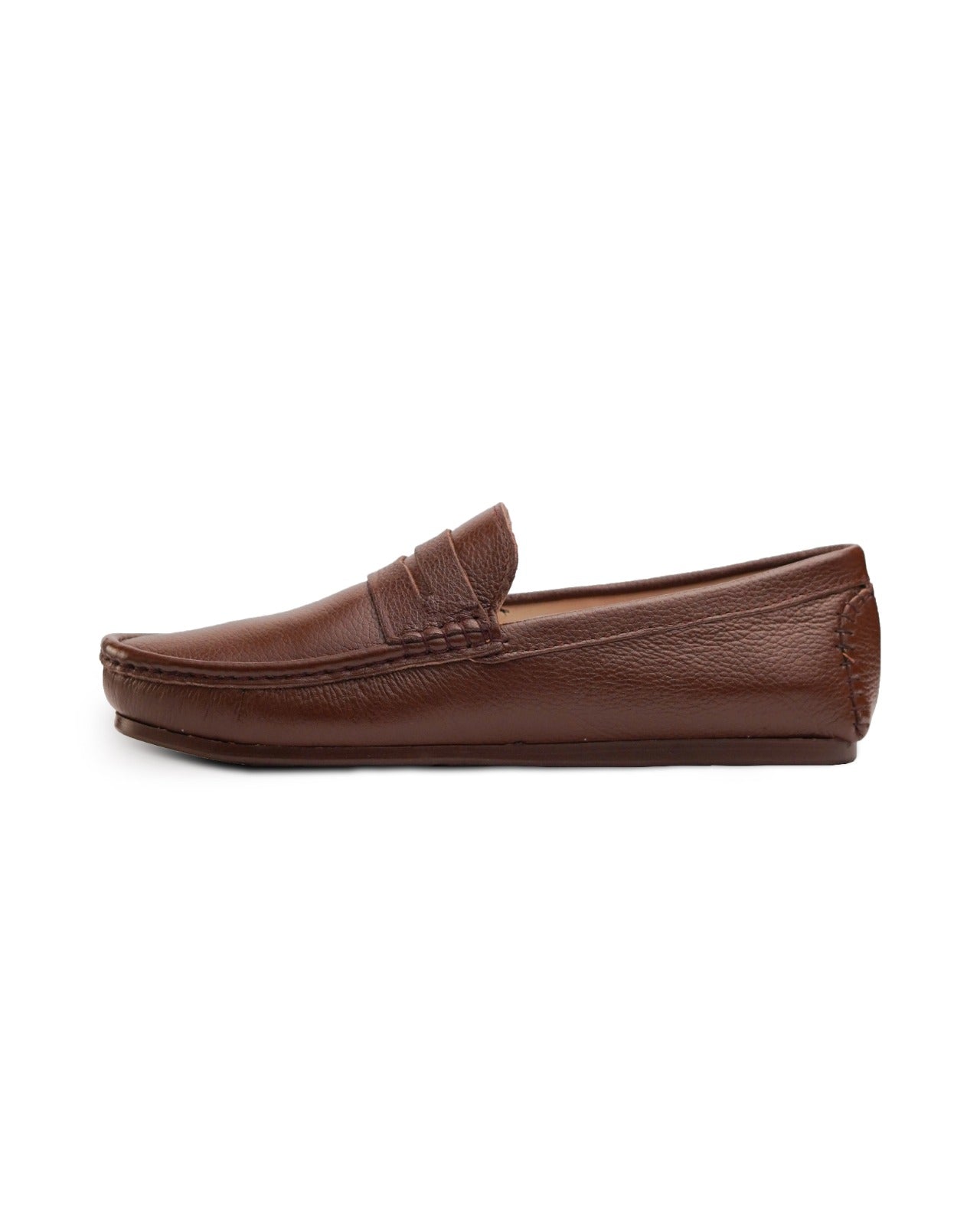 Premium Brown Leather Loafers for Men