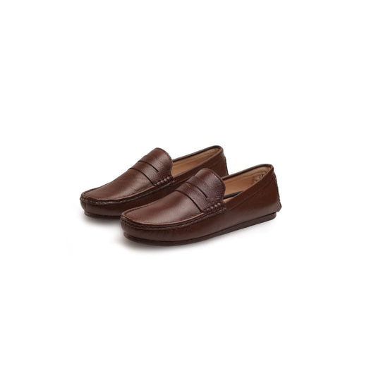 Premium Brown Leather Loafers for Men